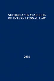Netherlands Yearbook of International Law 2008, Volume 39